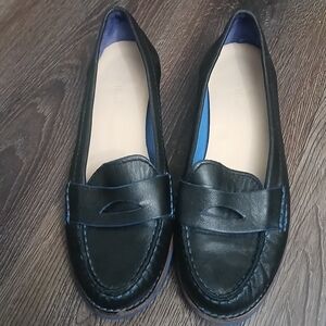 Cole Haan Penny Loafers Blue Sole 7.5 B
